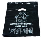 Sachet à déjections canines, HDPE, 3 litres, noir