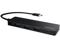 Hub USB 3.0 plat avec connecteur USB-C 3.1 Gen1