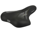 selle de vélo de tourisme en gel, noir