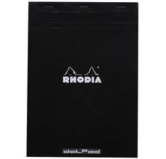 Bloc-notes agrafé 'dotPad', A4, pointillé, noir