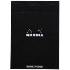 Rhodia Block geheftet dotPad No.19 A4+ 21x31,8cm 80 Blätter Dot-Lineatur 80g - Schwarz