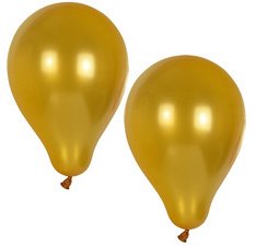 "Metallic" opblaasballon, goud