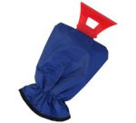 Grattoir avec gant, bleu
