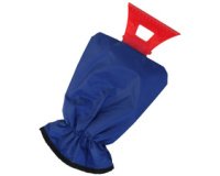 Grattoir avec gant, bleu