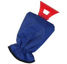 Grattoir avec gant, bleu