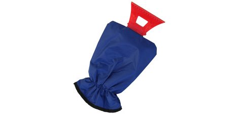 Kratzer mit Handschuh, blau