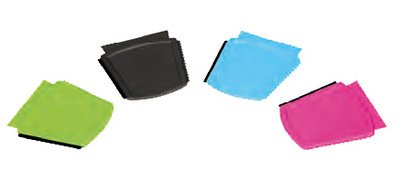 Grattoir en forme de trapèze, lèvre en caoutchouc