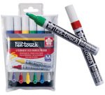 Marqueur permanent Pen-Touch Moyen, étui de 6