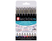Feutre fineliner Pigma Micron PN, kit de 8