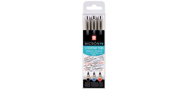 Feutre fineliner Pigma Micron PN, set Office de 3