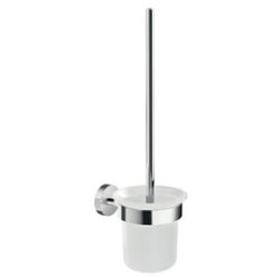 Ensemble pour WC SMOOZ, chromé, avec colle de fixation