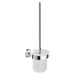 Ensemble pour WC SMOOZ, chromé, avec colle de fixation