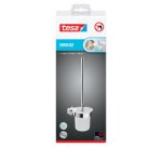 Ensemble pour WC SMOOZ, chromé, avec colle de fixation