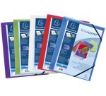 Kreacover Elasticated 3 Flap Folder with front pocket