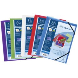 Kreacover Elasticated 3 Flap Folder with front pocket
