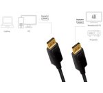 Câble de connexion DisplayPort, noir, 7,5 m