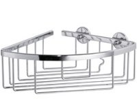 Corbeille de rangement ALUXX S, modèle d'angle, alu