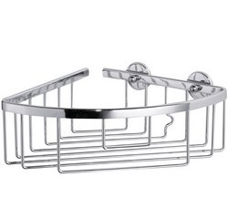 Opbergmandje ALUXX S, hoekmodel, aluminium