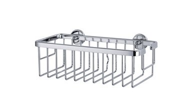 Corbeille de rangement ALUXX S, carré, alu