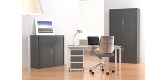 Caisson mobile 'easyBox', 4 tiroirs, blanc