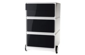 Caisson mobile 'easyBox', 4 tiroirs, blanc