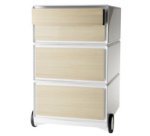 Caisson mobile 'easyBox', 4 tiroirs, blanc
