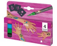 Stylo de tatouage Tattoo Pen, set de 4 ' Ancre, étoile