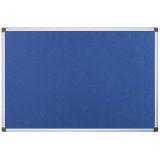 Tableau en feutre 'Maya', 900 x 600 mm, bleu