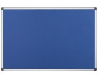 Tableau en feutre 'Maya', 900 x 600 mm, bleu