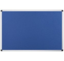 Tableau en feutre 'Maya', 900 x 600 mm, bleu