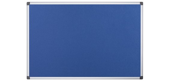 Tableau en feutre 'Maya', 900 x 600 mm, bleu