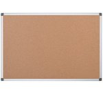 Tableau en liège 'Maya', 900 x 600 mm, cadre alu