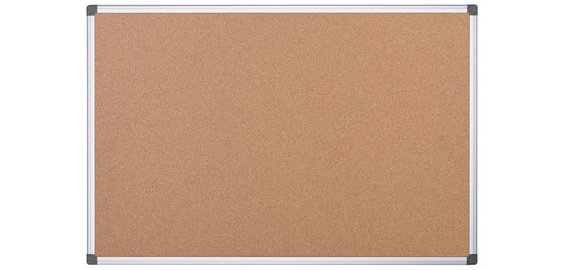 Tableau en liège 'Maya', 900 x 600 mm, cadre alu