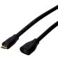 Câble de rallonge micro USB 2.0, 0,5 m, noir