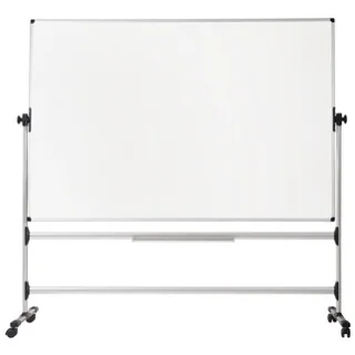 Nobo Tableau blanc laqué portable double face Move & Meet - Surface  magnétique - L.90 x H.180 cm