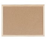 Tableau en liège avec cadre en bois, 400 x 300 mm