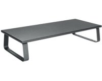 Support pour écran, pieds en acier, anthracite