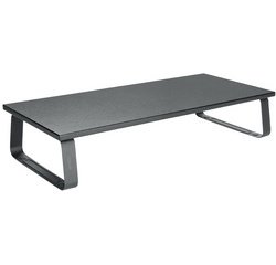 Support pour écran, pieds en acier, anthracite