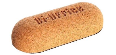 Brosse à tableau 'Earth', en liège, magnétique