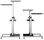 Poste de travail PC assis/debout, hauteur réglable