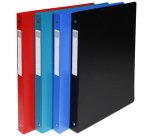 Classeur 4 anneaux 20mm polypropylène OPAK rigide 10/10e - A4 Maxi. - Couleurs assorties
