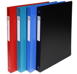 Classeur 4 anneaux 20mm polypropylène OPAK rigide 10/10e - A4 Maxi. - Couleurs assorties