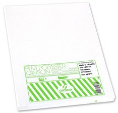 Film polyester mat sur 2 faces, A4, 75 microns