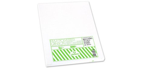 Film polyester mat sur 2 faces, A3, 75 microns