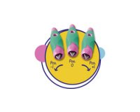 Stylo plume EASYbirdy R, droitiers, turquoise/rose