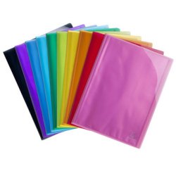 Display Book Iderama PP A4 100Pkt Ast - Assorted colours