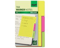 Marque-page auto-adhésif Tab Marker Notes, papier