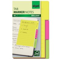 Zefklevende bladwijzers Tab Marker Notes papier