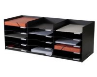 Station de tri Formularbox, 15 compartiments, noir