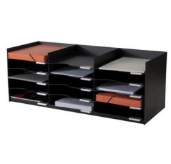Station de tri Formularbox, 15 compartiments, noir